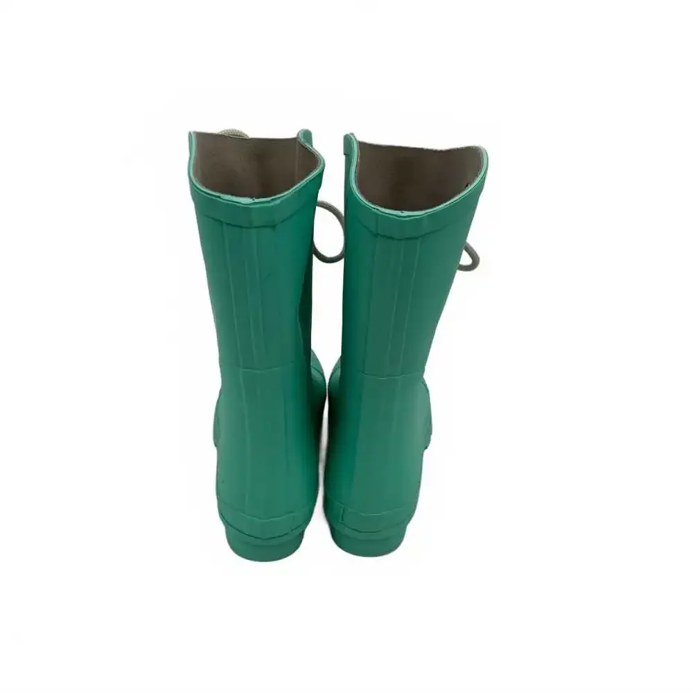 Nomad Front Tie Mint Rain Boots Kids Boots, Size 7 (Girls)